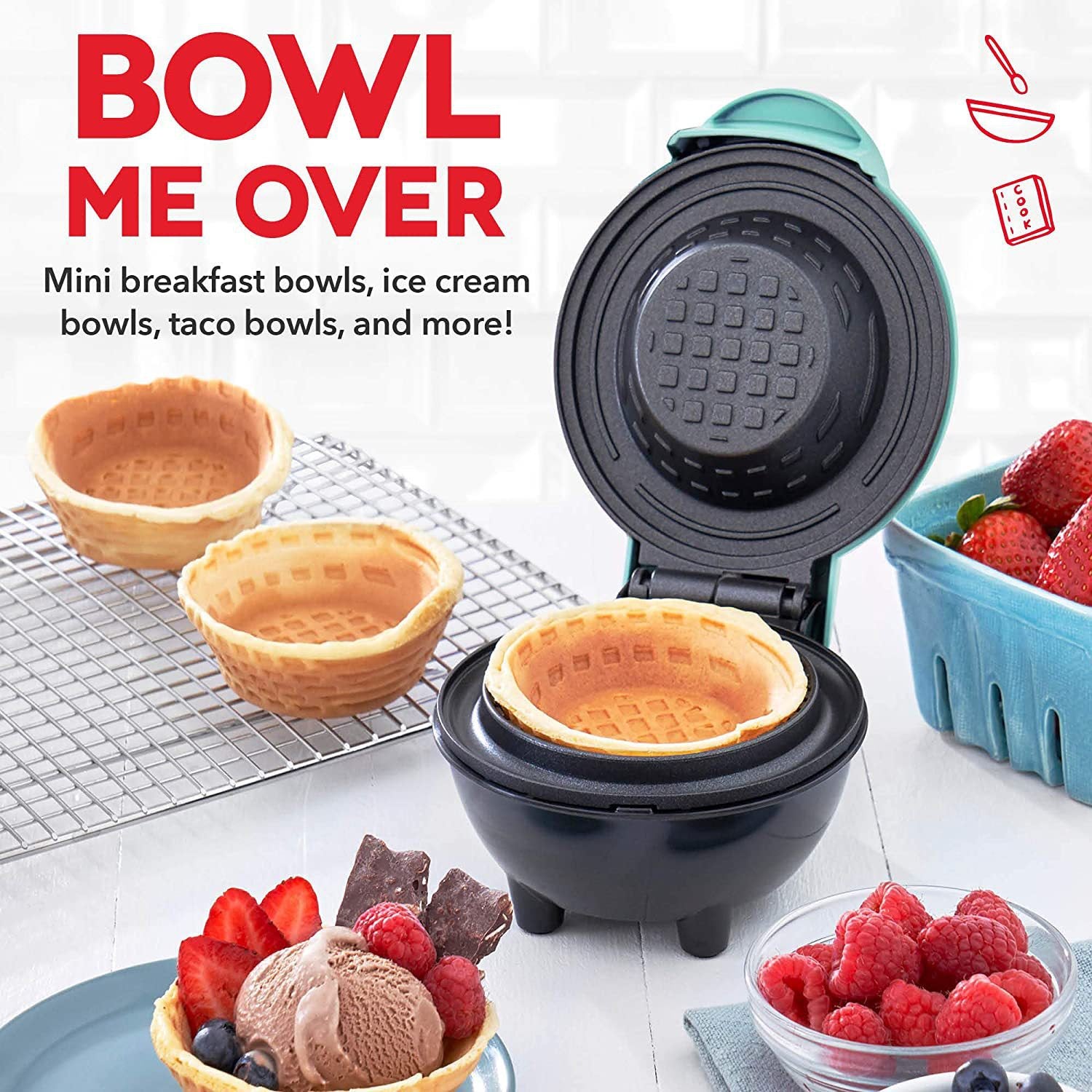 Waffle Bowl and Cake Maker
