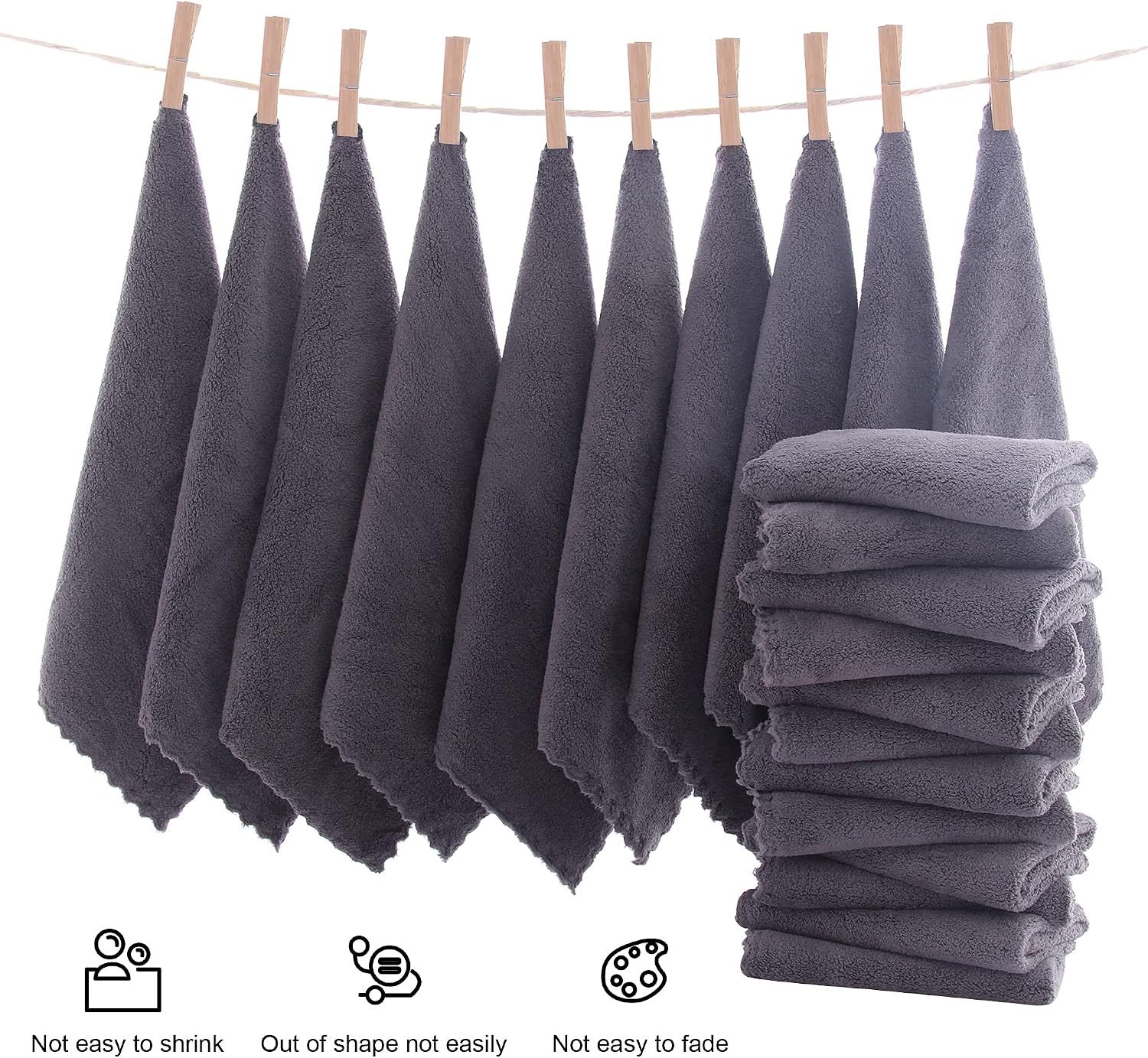 MoonQueen Soft Washcloth Set