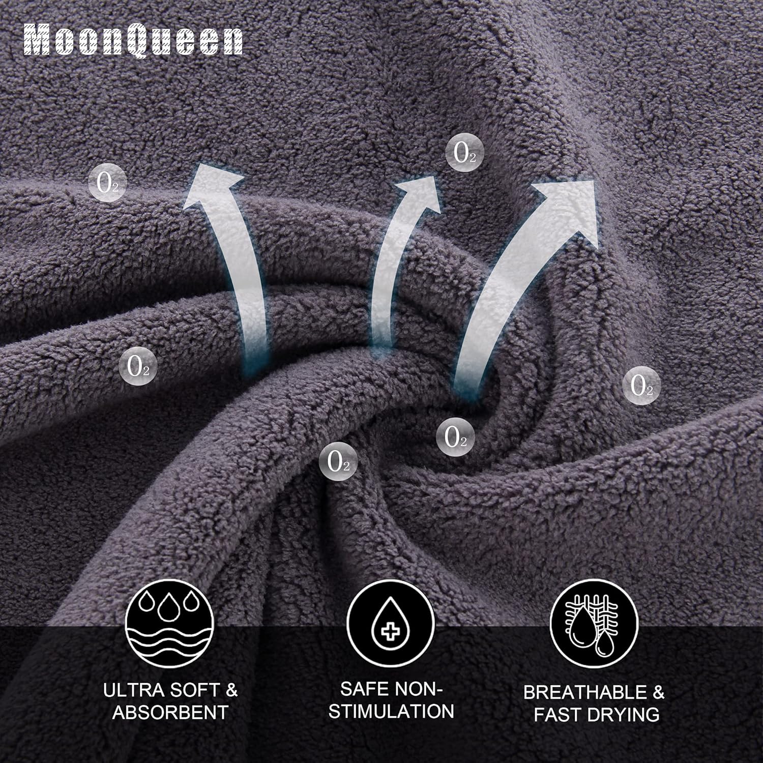 MoonQueen Soft Washcloth Set