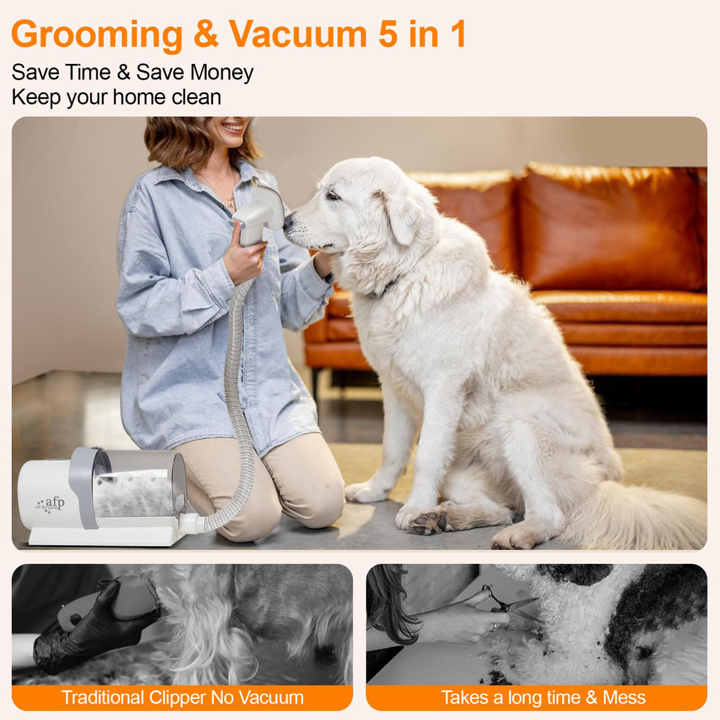 Professional 5-in-1 Pet Grooming and Cleaning Set