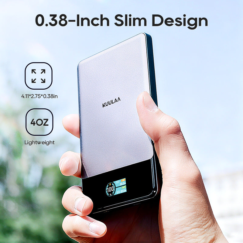 Qi2 Magnetic Wireless Power Bank 15W Fast Charging